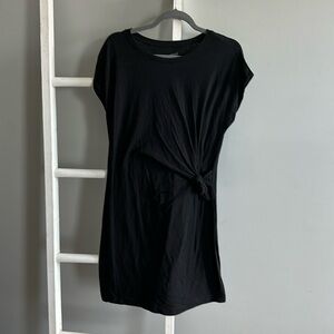 Aerie Heathered T shirt Dress with tie Waist